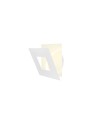 DALIA * APLIQUE CUADRADO 12W - BLANCO + BLANCO
